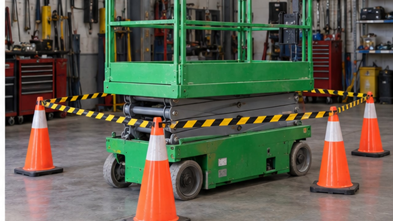 What Causes a Scissor Lift Emergency Lowering Valve to Leak or Drift? - aerial work platform 2