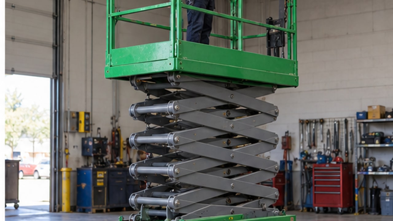 What Causes a Scissor Lift Emergency Lowering Valve to Leak or Drift? - aerial work platform 4
