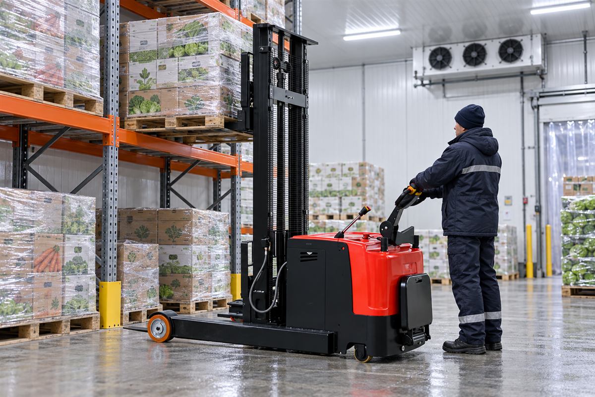 CQDA Electric Reach Pallet Stacker 1