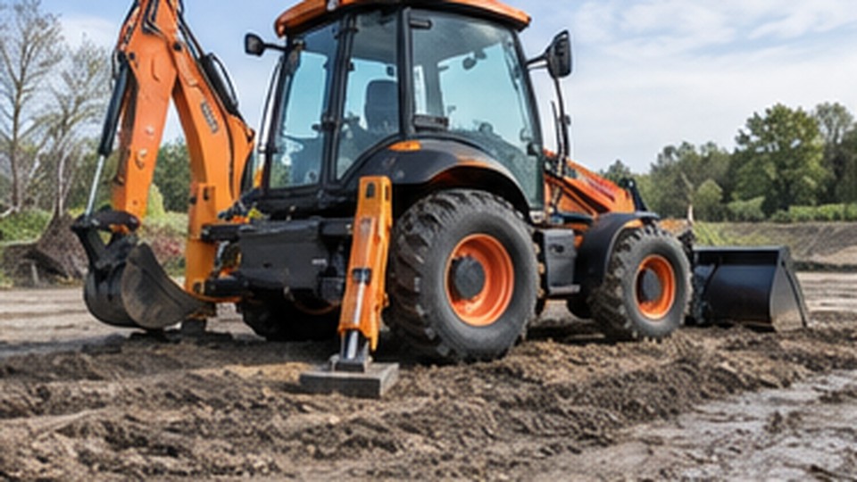 How Can Buyers Prevent Backhoe Loader Stabilizer Pads from Sinking? - backhoe loader 1