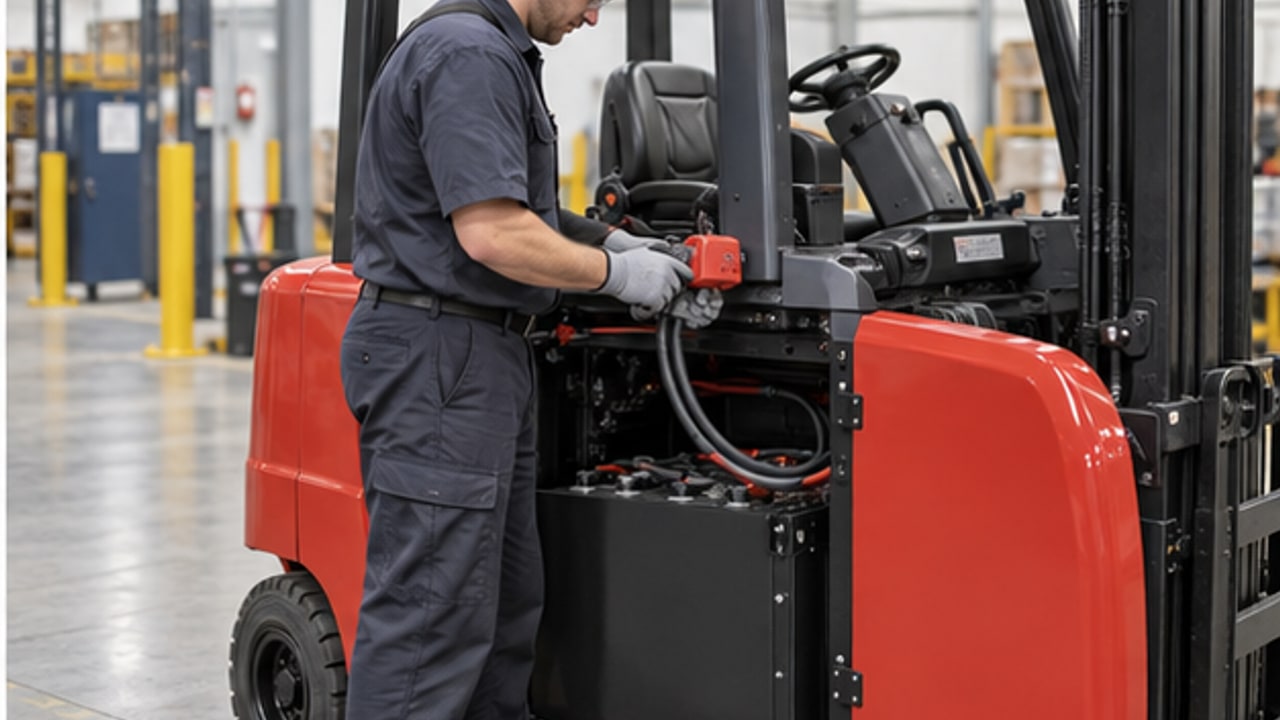 Why Does an Electric Forklift Lose Power Under Load Even When the Battery Gauge Looks Full? - electric forklift 4