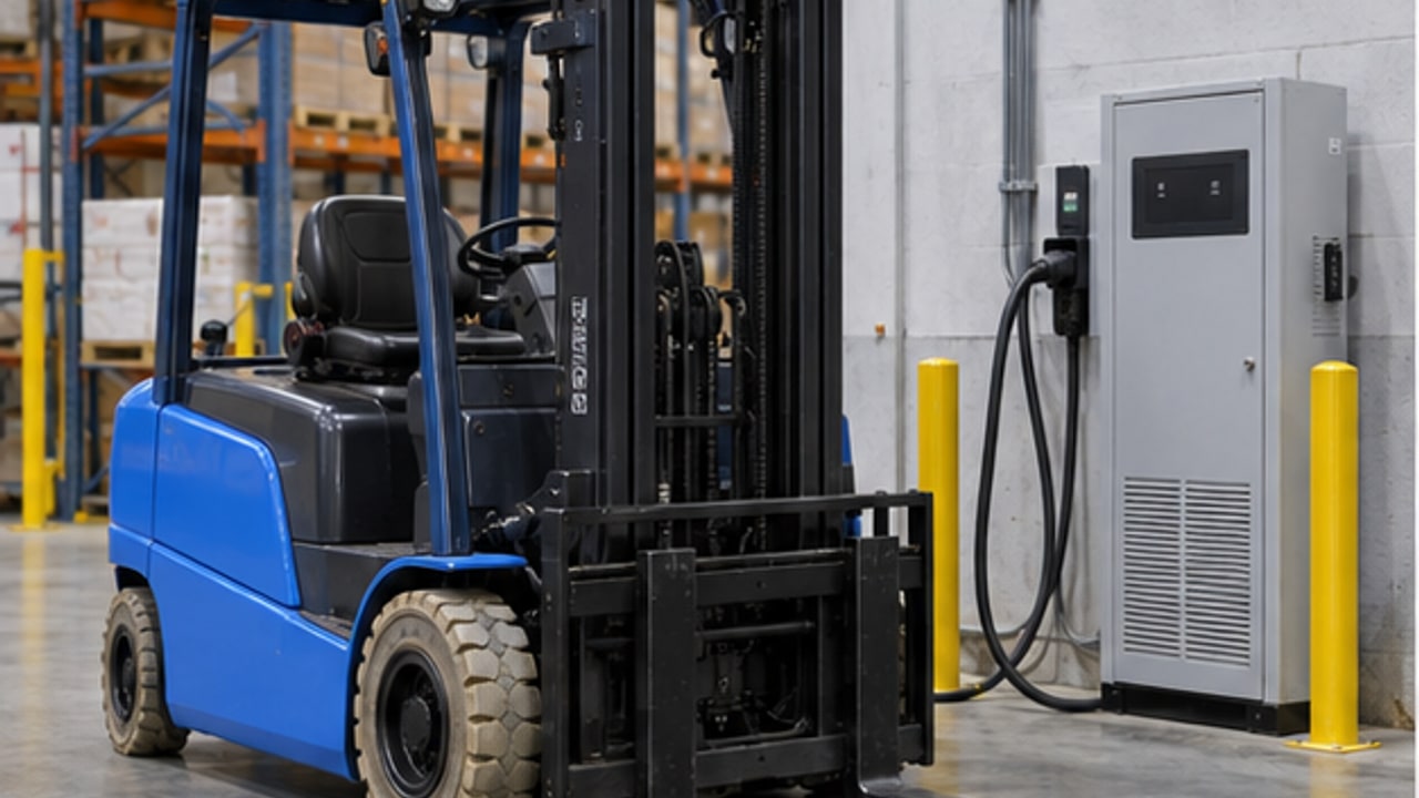 Electric Forklift Charging Case: Charger Voltage or Battery Chemistry Does Not Match - electric forklift 1