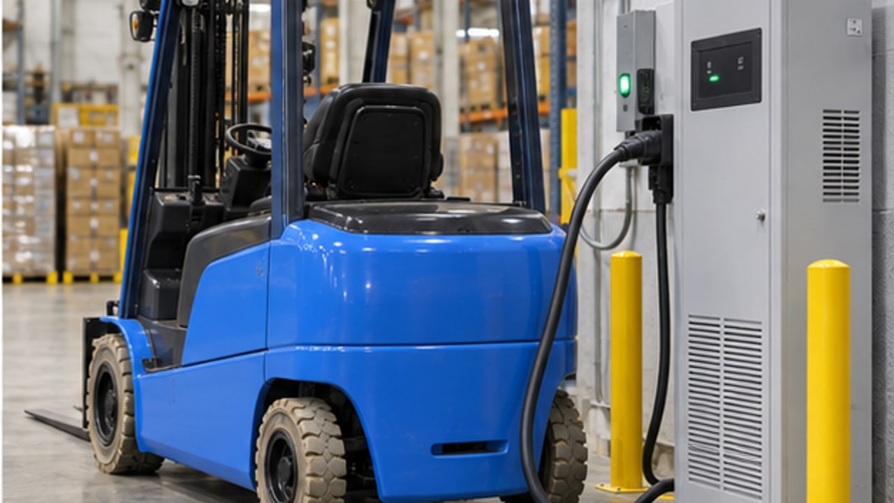 Electric Forklift Charging Case: Charger Voltage or Battery Chemistry Does Not Match - electric forklift 4