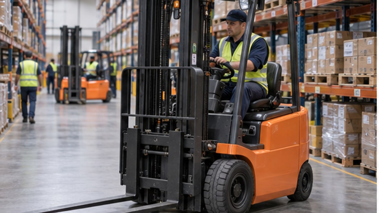Why Does Electric Forklift Power Steering Become Heavy After a Long Shift? - electric forklift 1