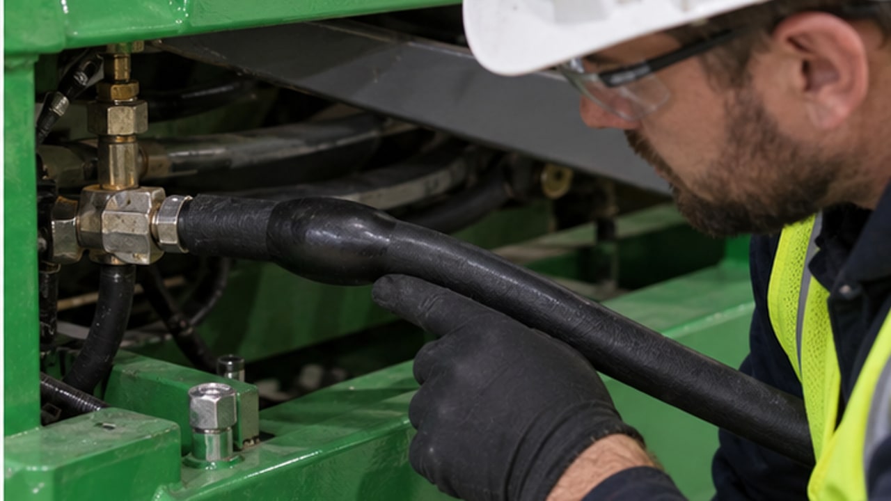 What Should You Do When a Scissor Lift Hydraulic Hose Shows a Bulge? - aerial work platform 2