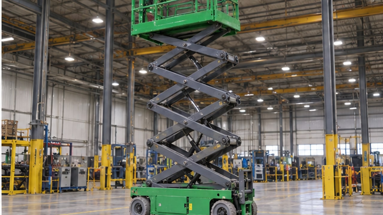 What Should You Do When a Scissor Lift Hydraulic Hose Shows a Bulge? - aerial work platform 4