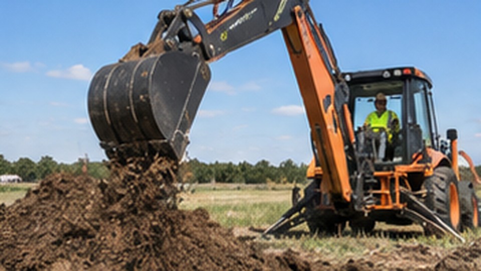 Why Does a Backhoe Loader Swing Stop Too Abruptly at Full Travel? - backhoe loader 3