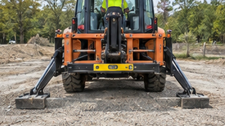 Why Does a Backhoe Loader Swing Stop Too Abruptly at Full Travel? - backhoe loader 4