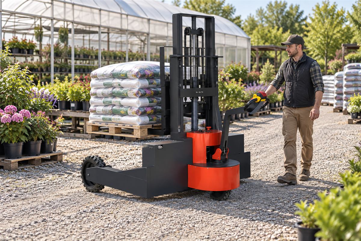 CDDH All-Terrain Electric Pallet Stacker 1