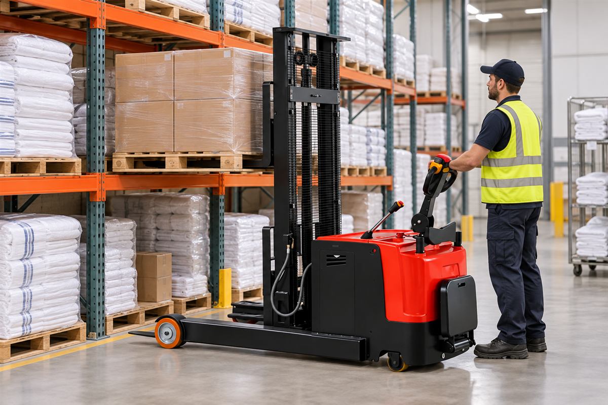 CQDA Electric Reach Pallet Stacker 1