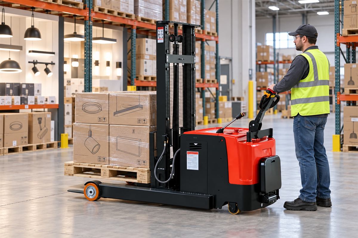 CQDA Electric Reach Pallet Stacker 2