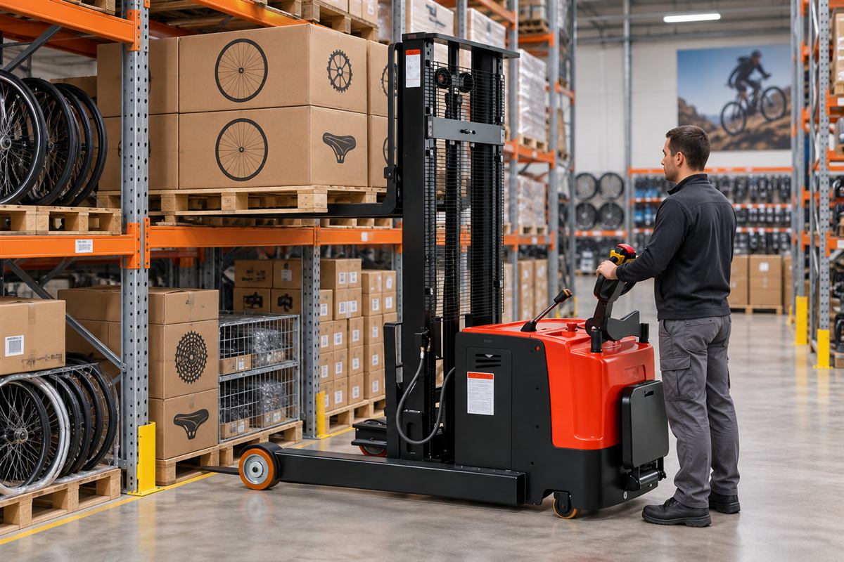 CQDA Electric Reach Pallet Stacker 3
