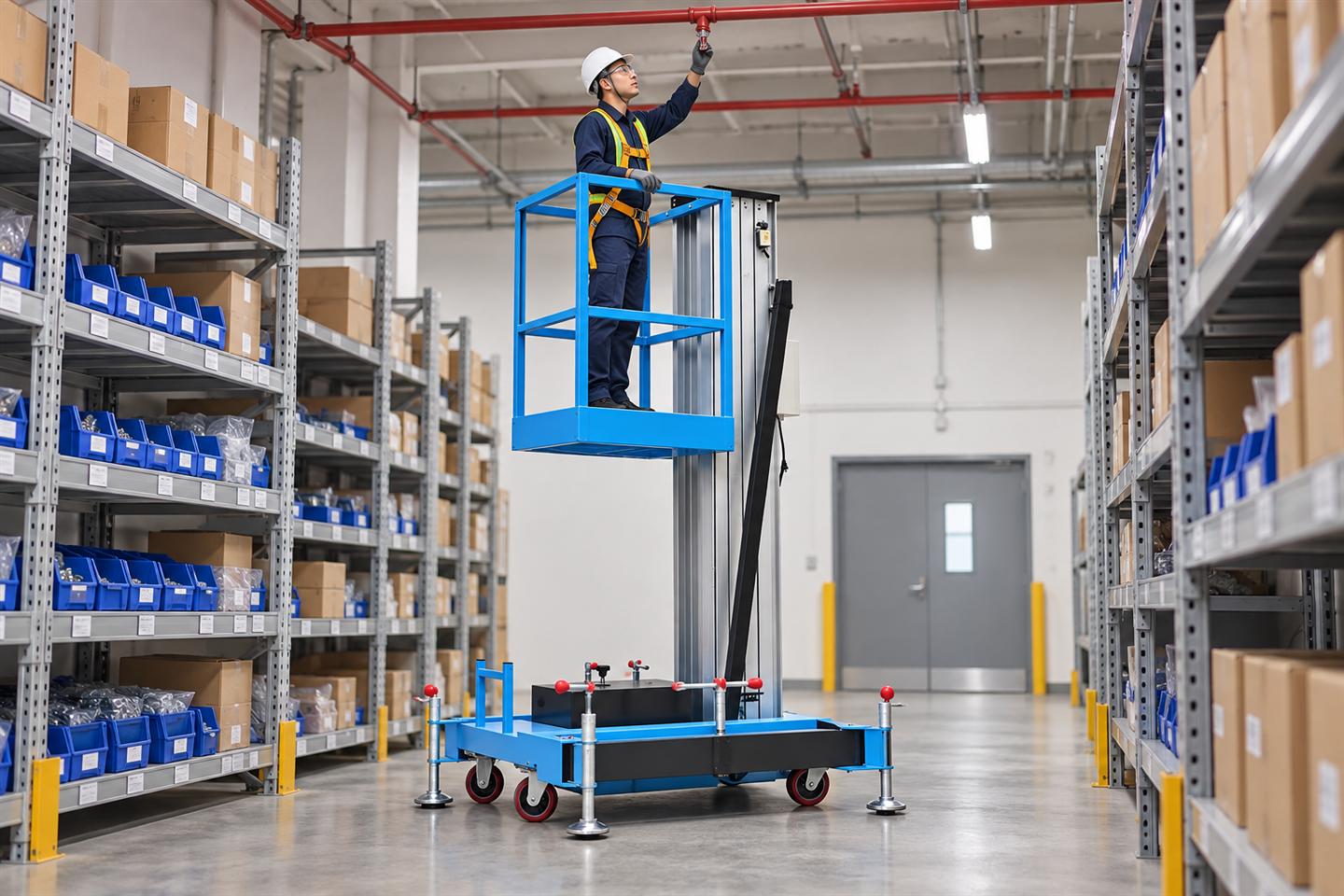 ZGFORKLIFT / MYZG ZG-DZ-06CD Single-Mast Aluminum Alloy Lift