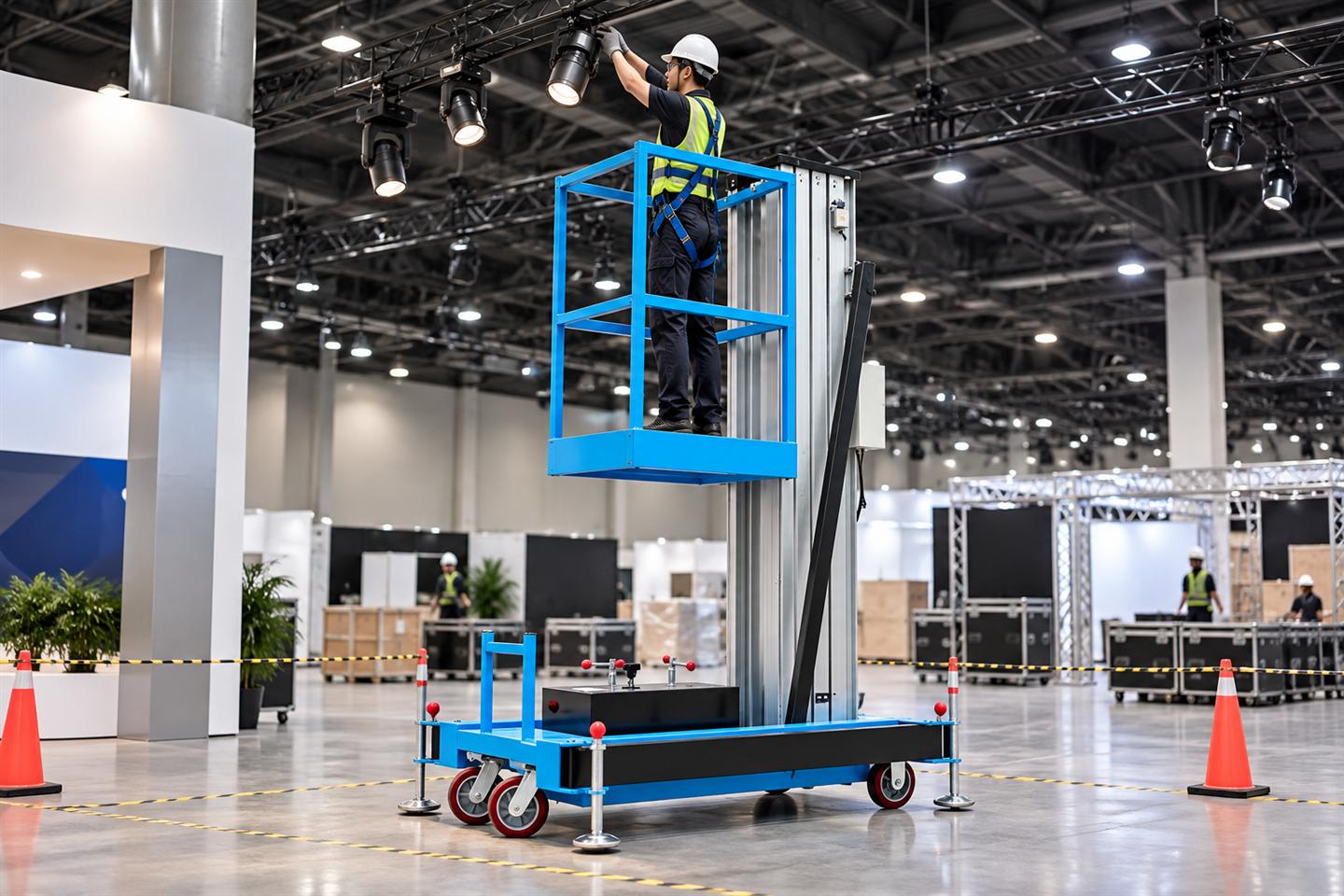 ZGFORKLIFT / MYZG ZG-DZ-06CD Single-Mast Aluminum Alloy Lift