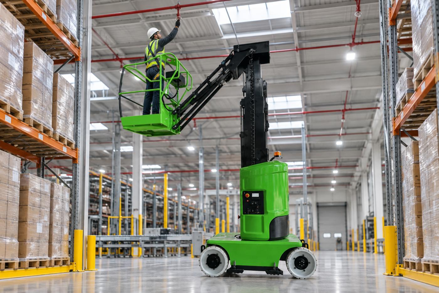 ZGFORKLIFT / MYZG Elevador de mástil telescópico autopropulsado ZG-TT1011
