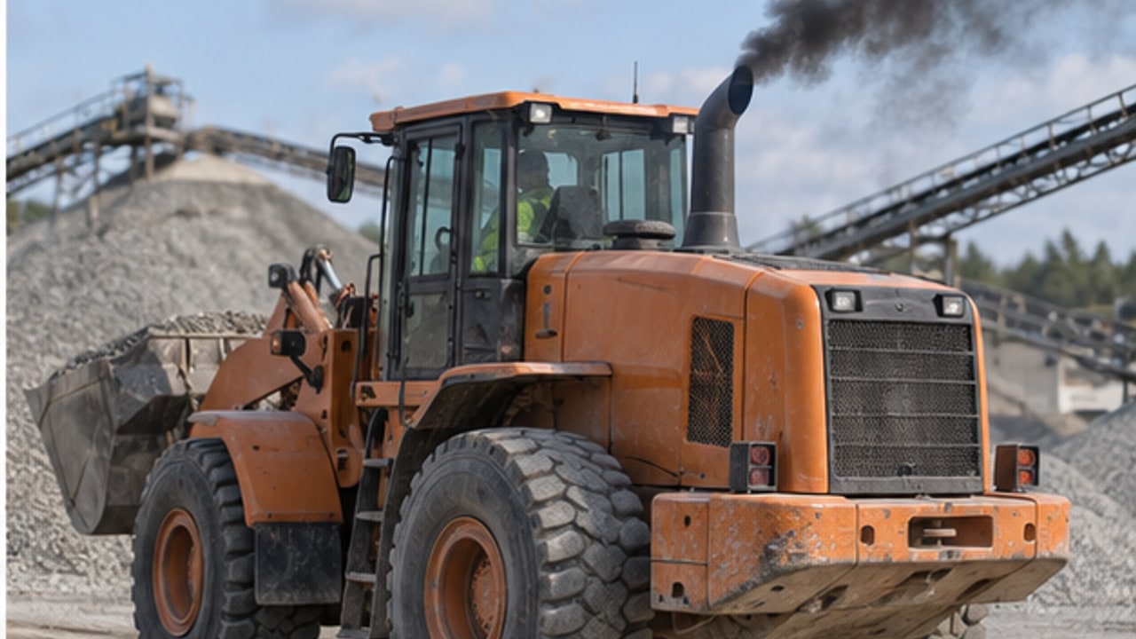 Diesel Wheel Loader Case: Black Smoke and High Fuel Consumption Under Load - diesel wheel loader 2