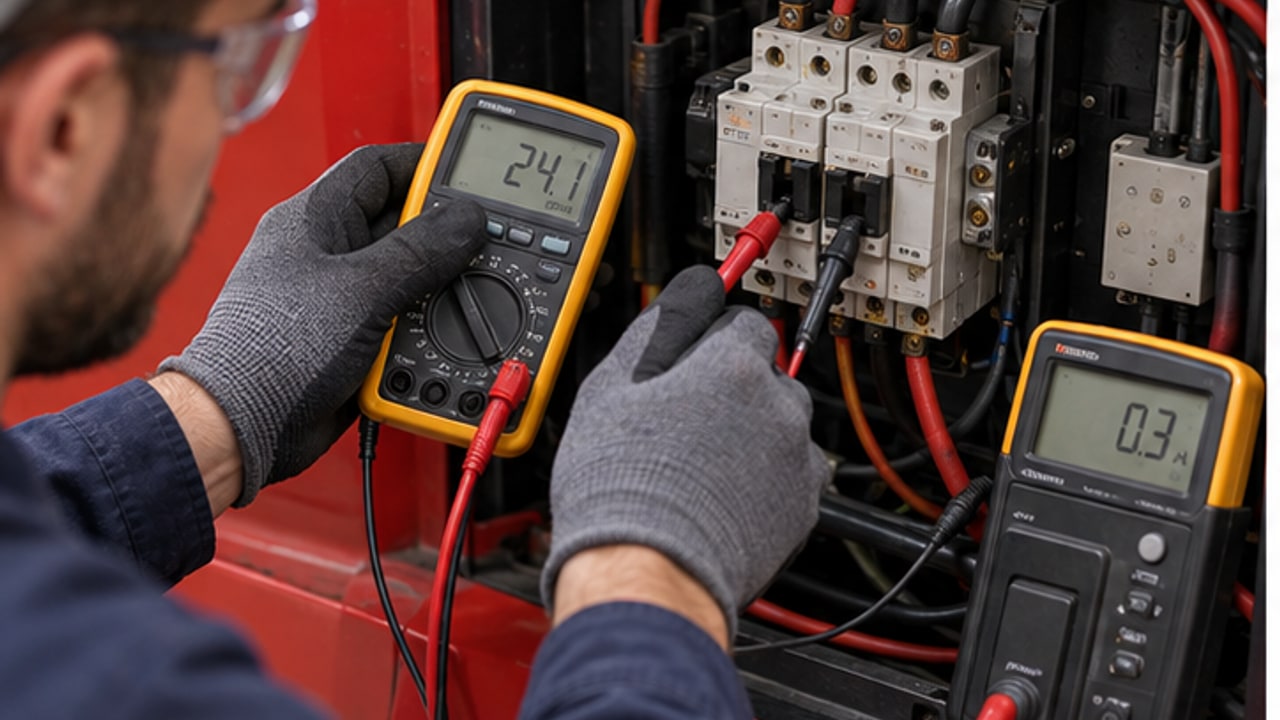 Why Does an Electric Forklift Main Contactor Chatter Instead of Closing? - electric forklift 3