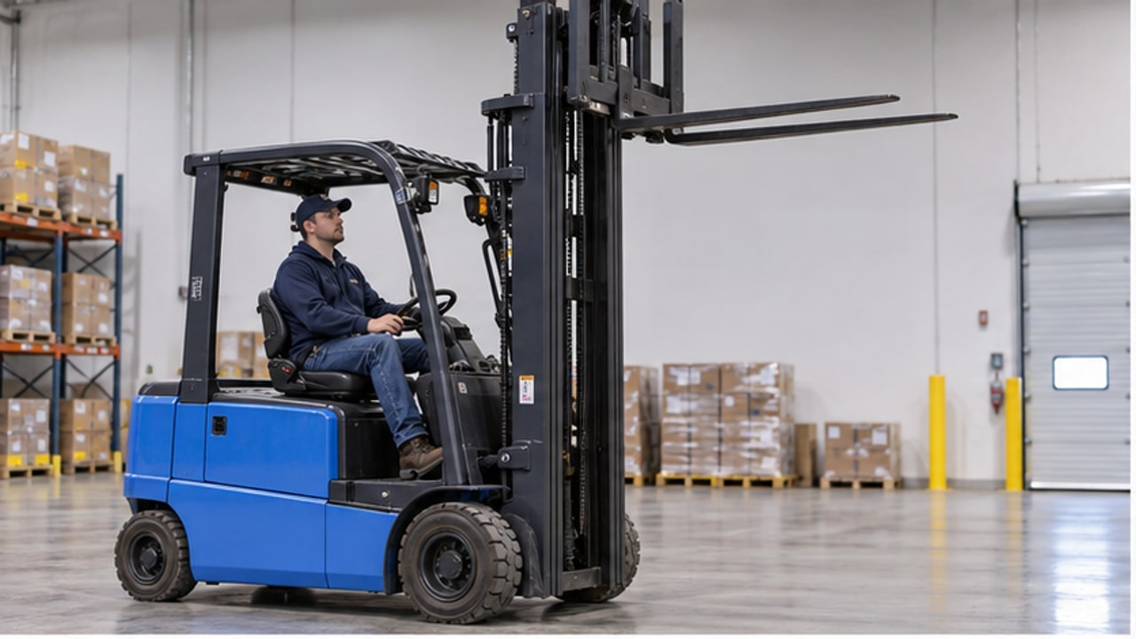 Electric Forklift Case: Forks Lift Normally but the Truck Will Not Drive - electric forklift 1
