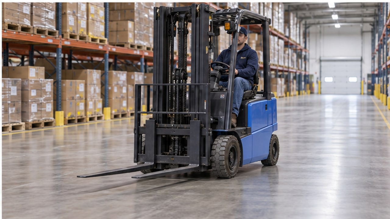 Electric Forklift Case: Forks Lift Normally but the Truck Will Not Drive - electric forklift 4