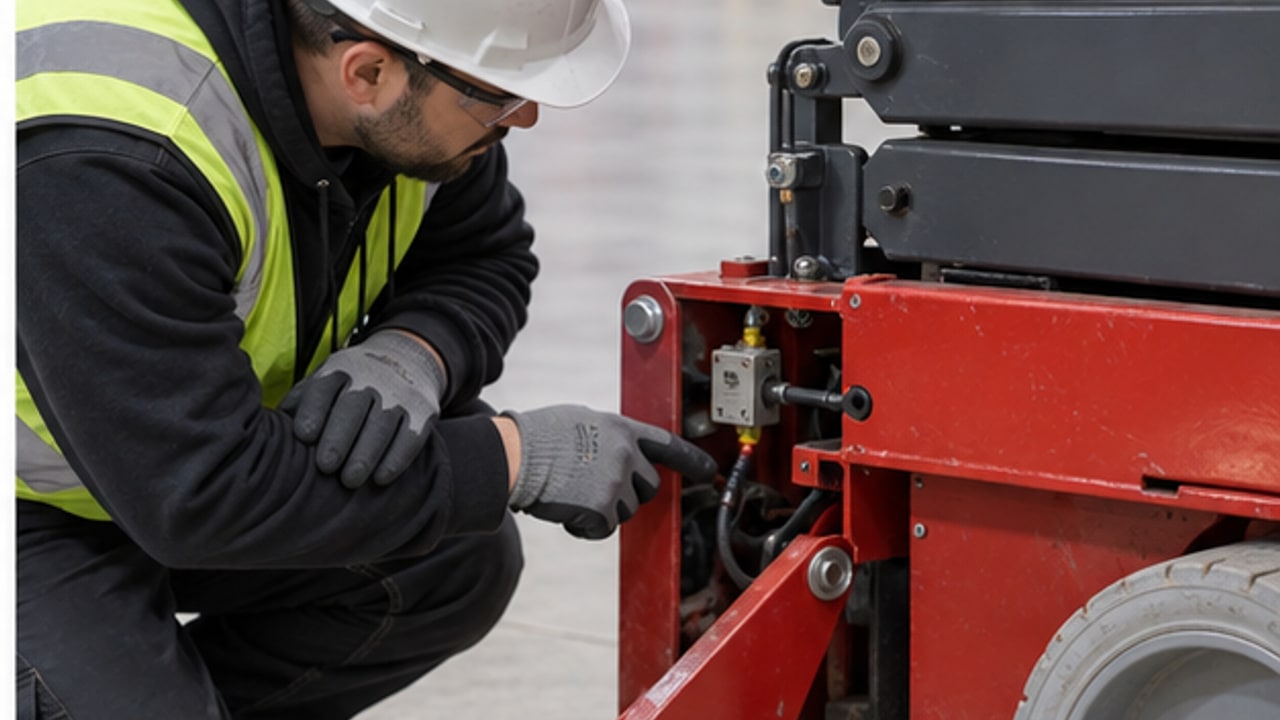 Why Will a Scissor Lift Not Elevate When the Pothole Guards Fail to Deploy? - aerial work platform 2