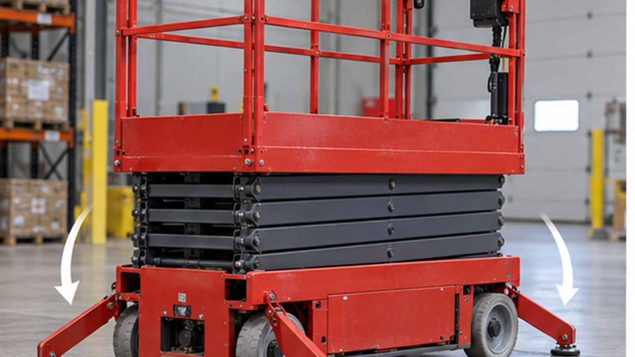 Why Will a Scissor Lift Not Elevate When the Pothole Guards Fail to Deploy? - aerial work platform 3