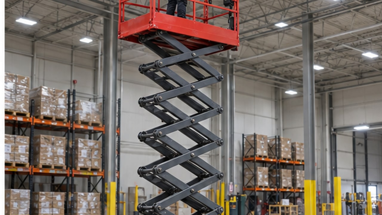 Why Will a Scissor Lift Not Elevate When the Pothole Guards Fail to Deploy? - aerial work platform 4