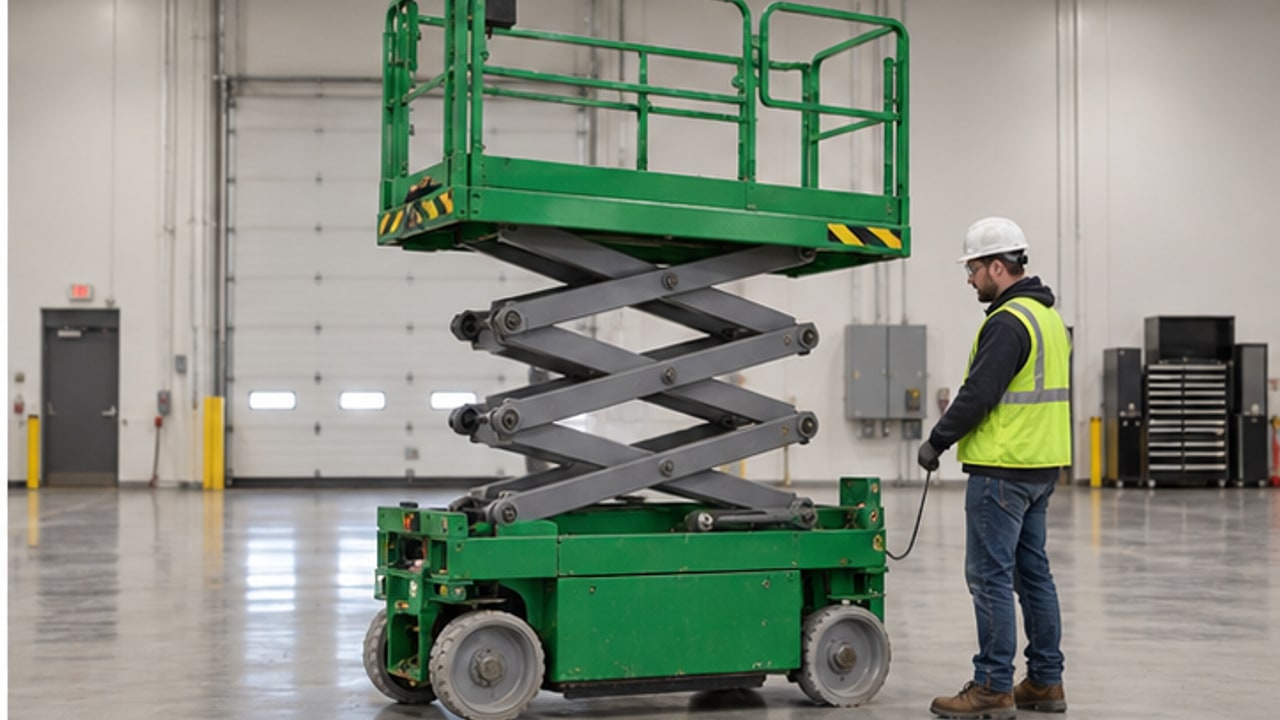 What Should You Check When Scissor Lift Emergency Lowering Is Stuck? - aerial work platform 4