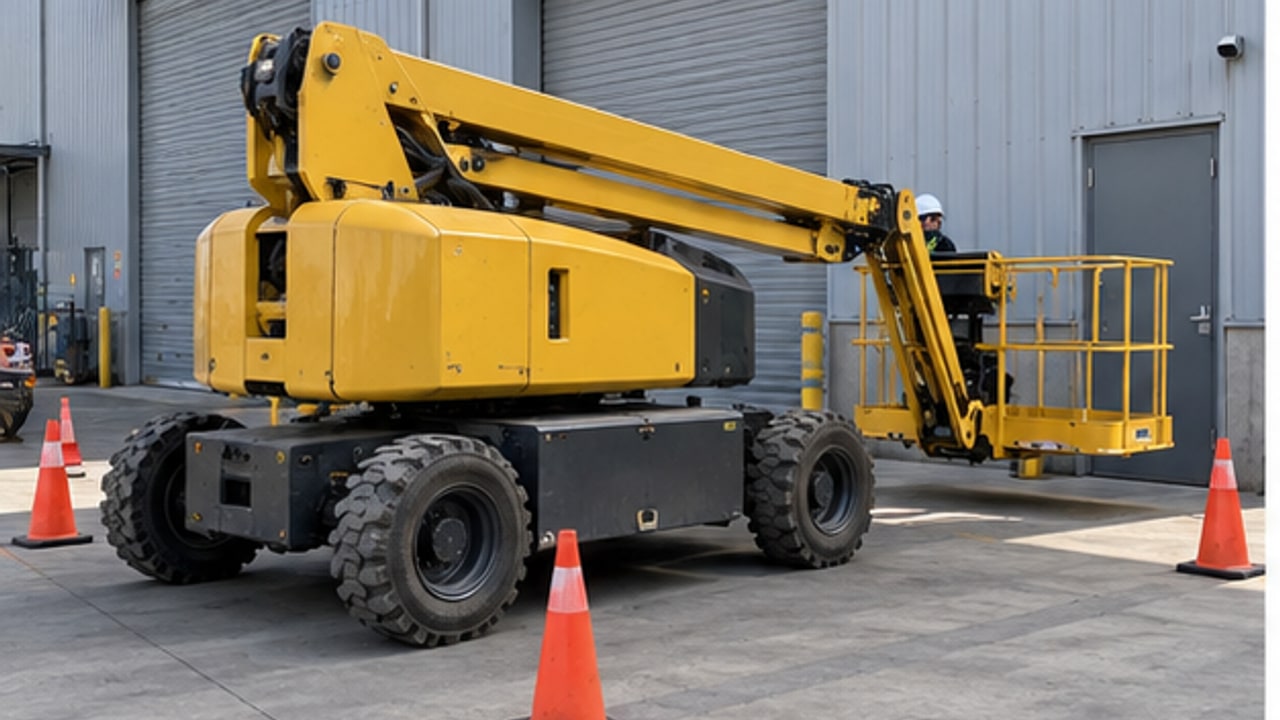 Why Does a Boom Lift Show a Stow Fault When the Boom Is Fully Lowered? - aerial work platform 1