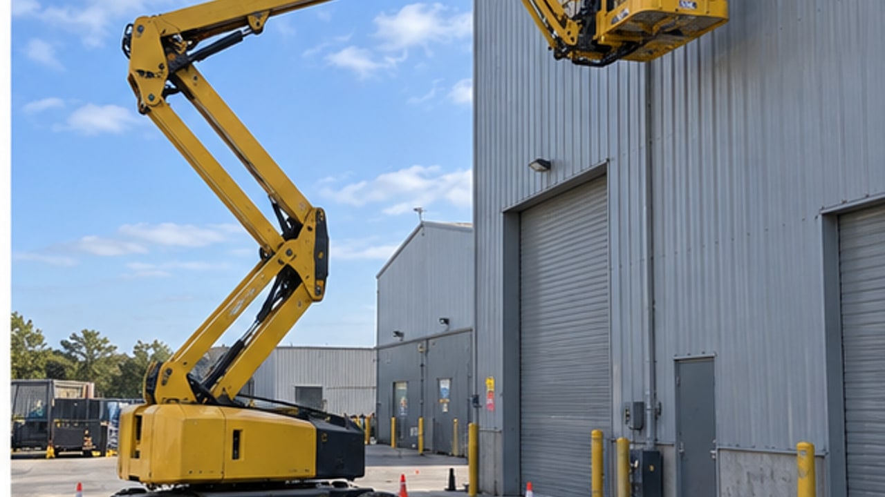 Why Does a Boom Lift Show a Stow Fault When the Boom Is Fully Lowered? - aerial work platform 4