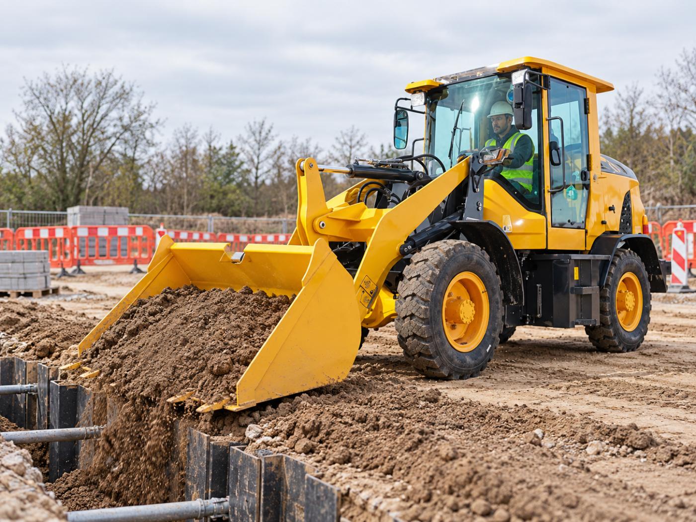B26 Utility trench and backfill support