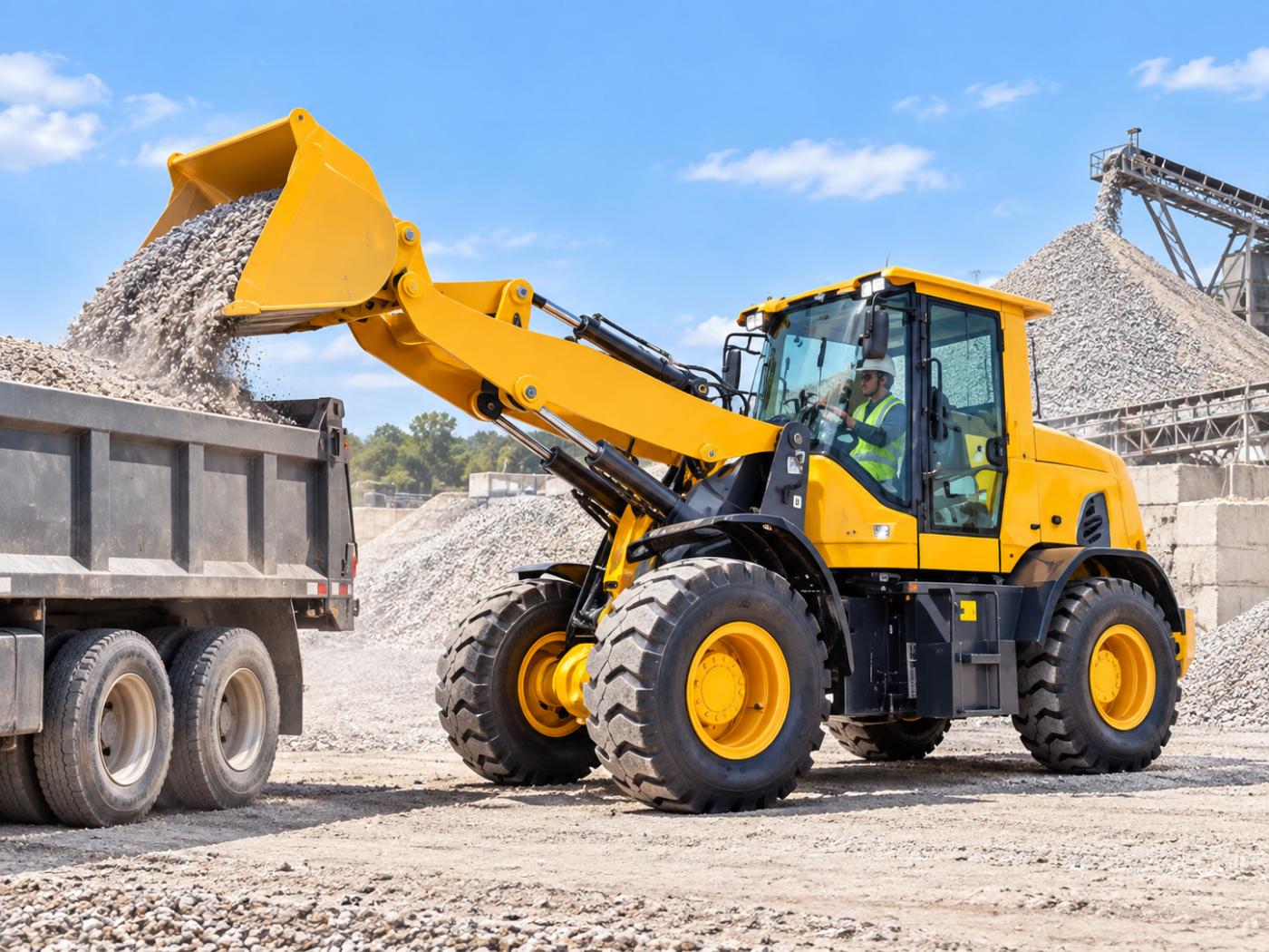 B30 Aggregate and concrete-products yard