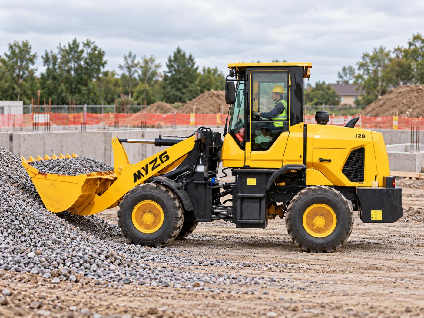 J26 Landscaping and site preparation