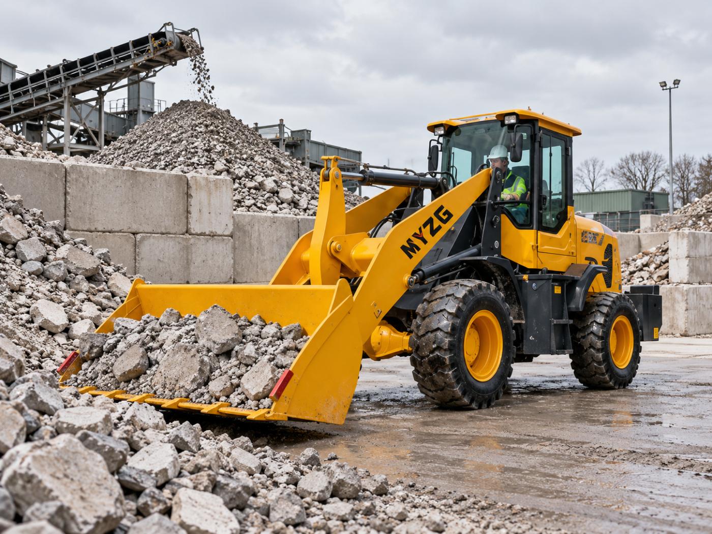 ZL938D Rural road and shoulder repair