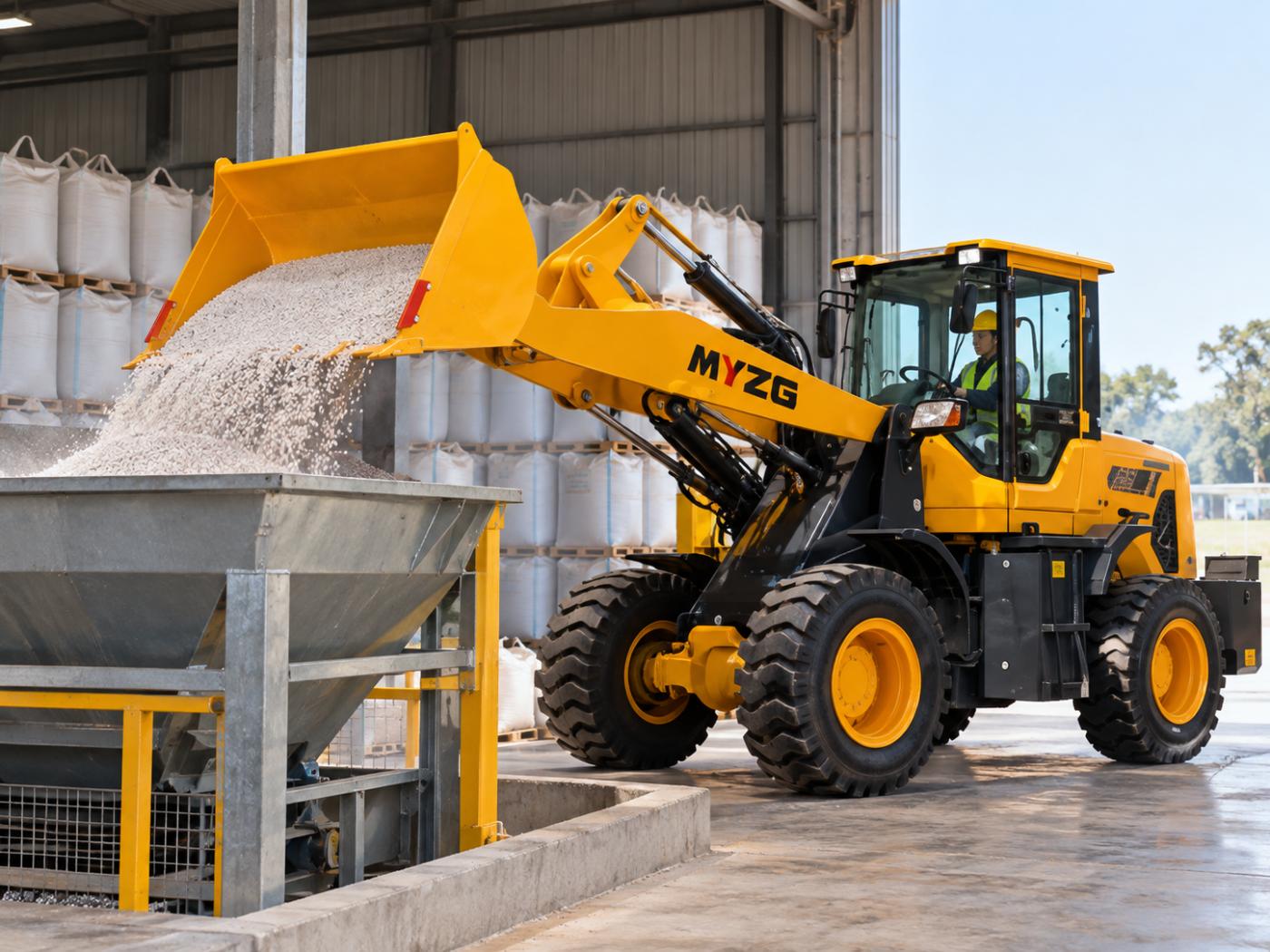 ZL938E Aggregate and concrete-products yard