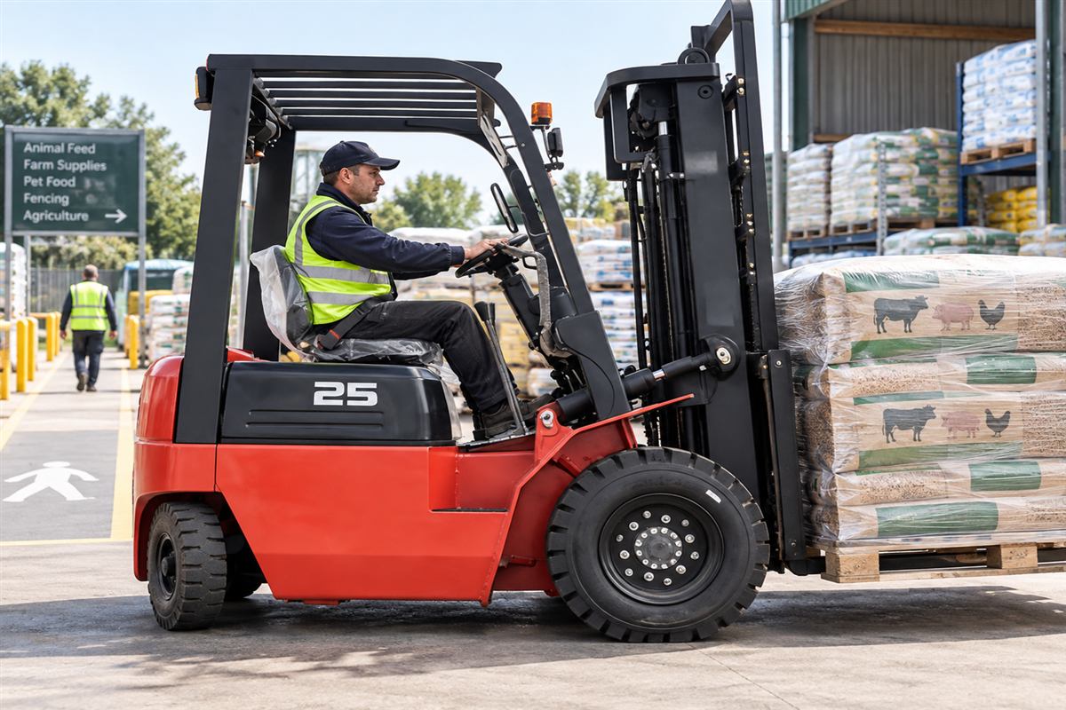 Montacargas diésel ZGFORKLIFT / MYZG CPC25 de 2.5 toneladas application 2