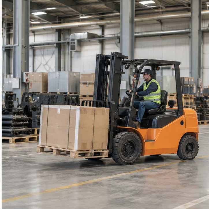 CPC(D)30K Farm, timber or specialist duty - ZGFORKLIFT MYZG diesel forklift in a work setting