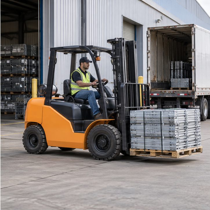 CPC(D)35K Farm, timber or specialist duty - ZGFORKLIFT MYZG diesel forklift in a work setting