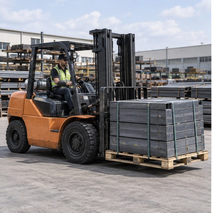 CPC(D)40M Materiais de construção e pátios preparados - ZGFORKLIFT MYZG diesel forklift in a work setting