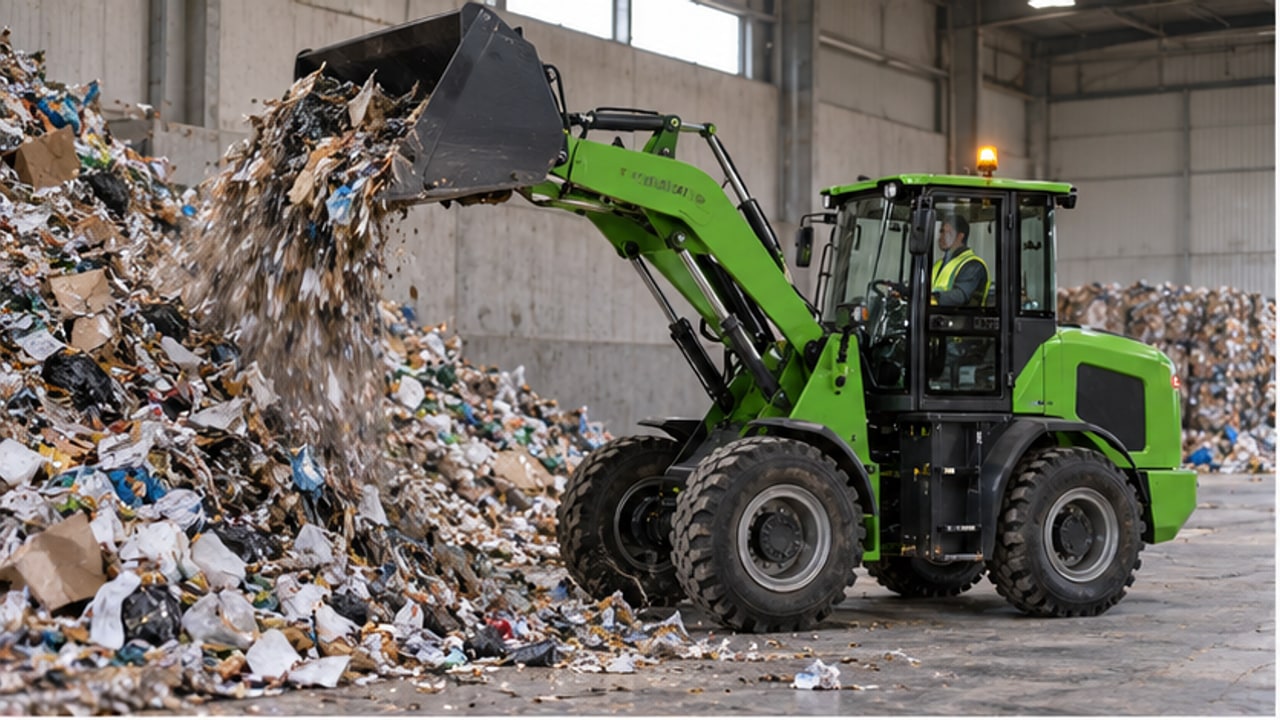 Electric Wheel Loader Case: Battery Temperature Derating During Continuous Loading - electric wheel loader 1