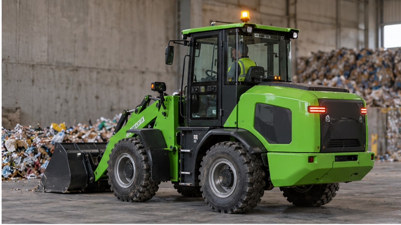 Electric Wheel Loader Case: Battery Temperature Derating During Continuous Loading - electric wheel loader 2