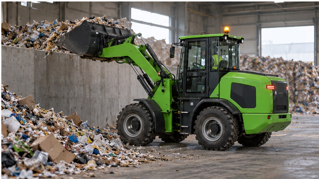 Electric Wheel Loader Case: Battery Temperature Derating During Continuous Loading - electric wheel loader 4