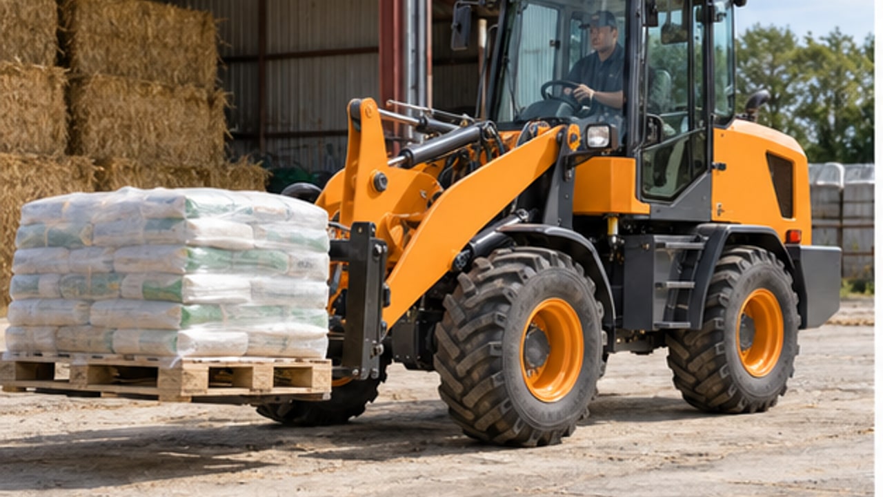 How Does Rear Axle Oscillation Affect a Euro-Style Compact Wheel Loader on Uneven Ground? - Euro-style loader 1
