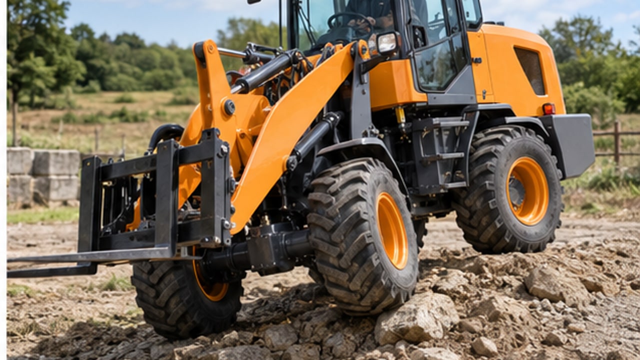 How Does Rear Axle Oscillation Affect a Euro-Style Compact Wheel Loader on Uneven Ground? - Euro-style loader 2