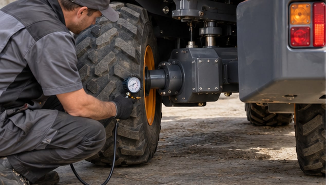 How Does Rear Axle Oscillation Affect a Euro-Style Compact Wheel Loader on Uneven Ground? - Euro-style loader 3