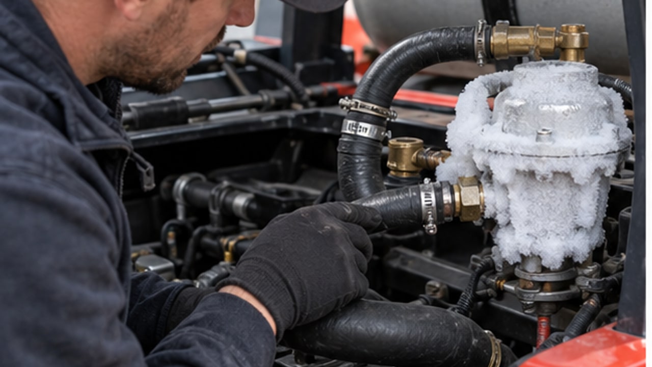 Why Does an LPG Forklift Vaporizer Freeze and Cause Engine Power Loss? - LPG forklift 3