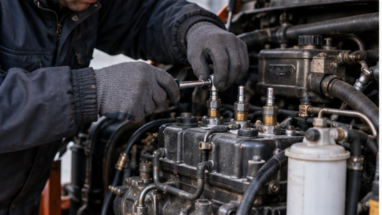 Why Is a Diesel Forklift Hard to Start and Producing White Smoke in Cold Weather? - diesel forklift 3