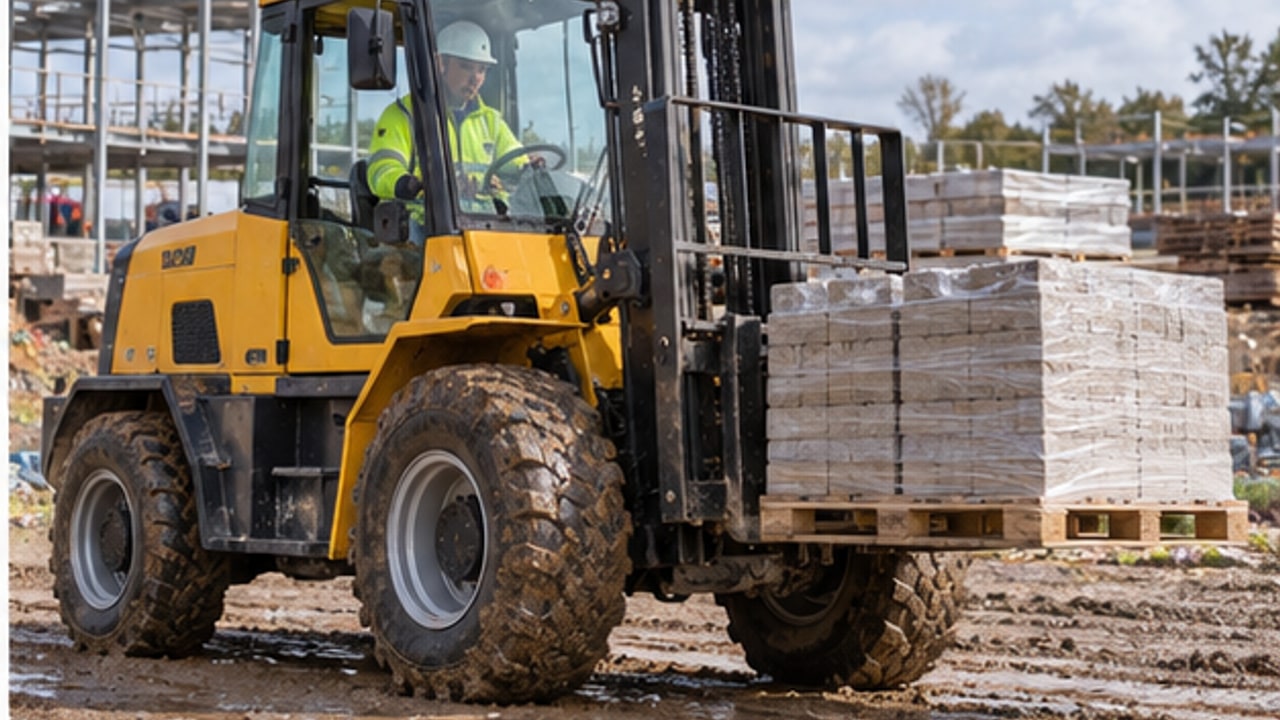 Rough Terrain Forklift Case: Four-Wheel Drive Will Not Engage in Mud - rough terrain forklift 4