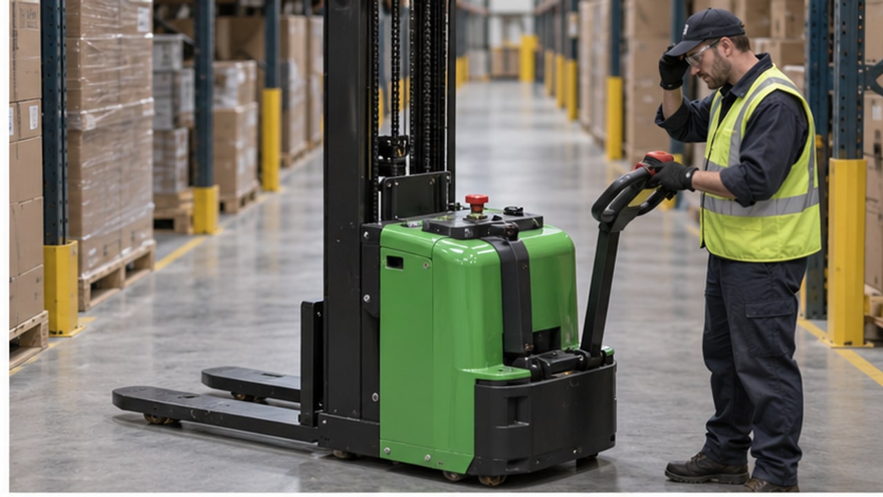 Why Will an Electric Pallet Stacker Contactor Not Engage After a Fault Code? - electric pallet stacker 2