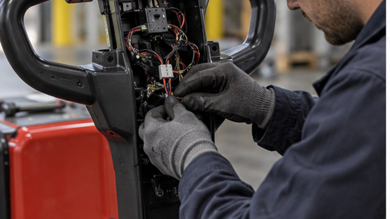 Electric Pallet Truck Case: Intermittent Tiller Throttle Response at a Busy Dock - electric pallet truck 3