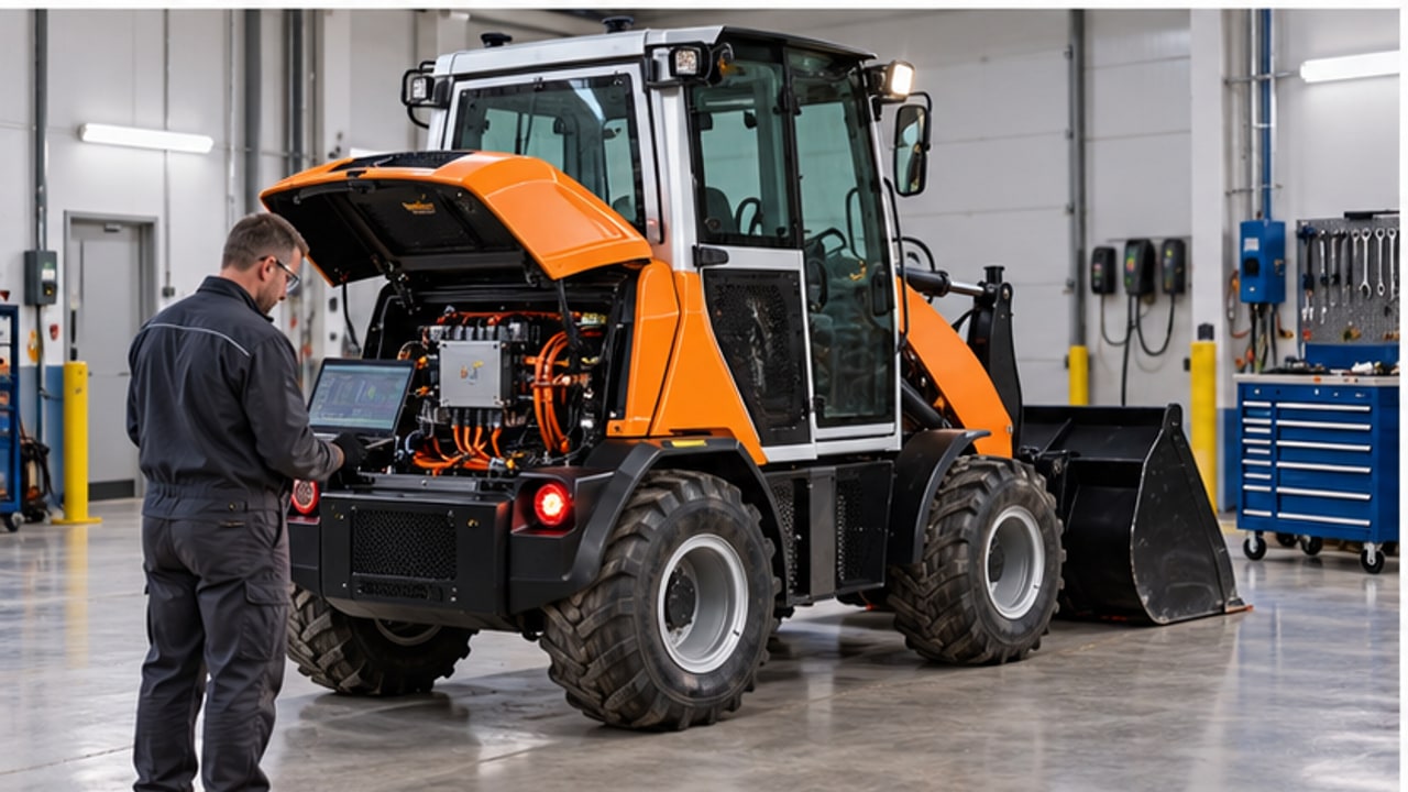 Why Does an Electric Wheel Loader Lose Hydraulic Speed at Low Battery Charge? - electric wheel loader 3